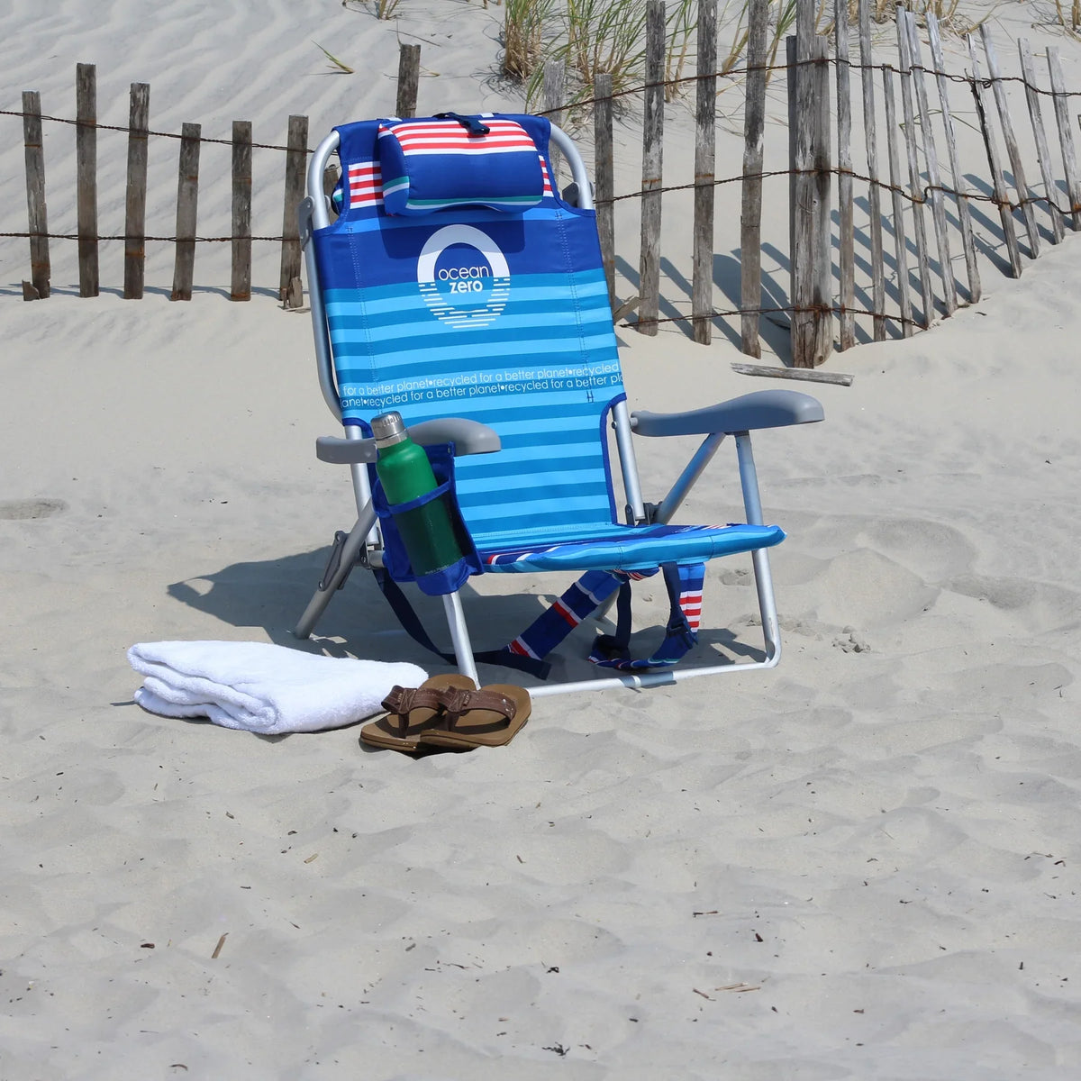 2026 New(2 pack) Ocean Zero Deluxe Backpack Chair Striped